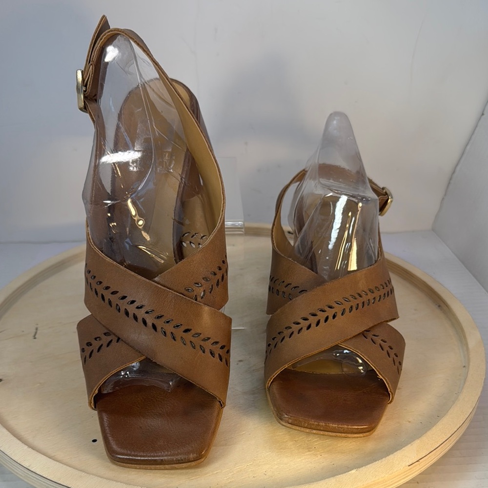 Emanuele Crasto Brown Leather Sandals